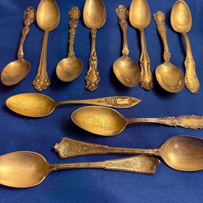 Antique Sterling Spoons Lot - Tiffany & More - 314 grams
