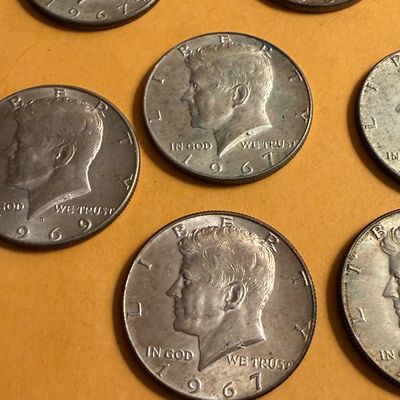 Kennedy Half Dollars Lot 40% & 90% Silver Coins