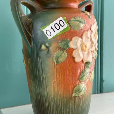 Large Roseville Pottery Urn Vase 988-10