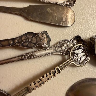 Silver & Silver Plate Spoon Collection