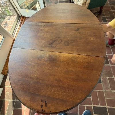 Antique Gate Leg Drop Leaf Table