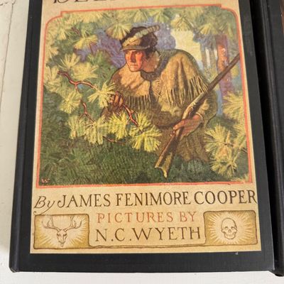 c.1920s James Fenimore Cooper Hardback Book Set