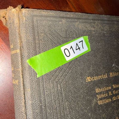 Antique Bound Hardback - Abraham Lincoln Memorial Addresses