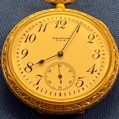 Waltham Pocket Watch w/Fob