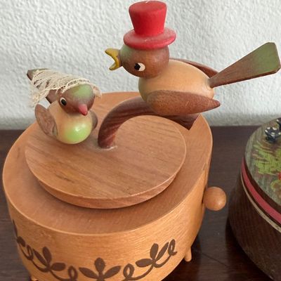 THREE Vintage European Music Boxes