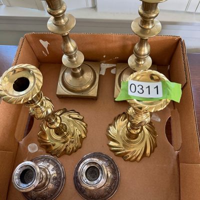 Vintage Candle/ Candlestick Holders