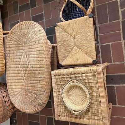 Brown Patio Wicker Lot