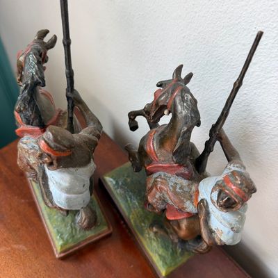 Paul Herzel Bronze Bookends