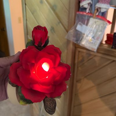 Rose lamp