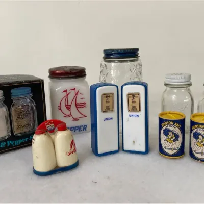 Vintage Salt And Pepper Shaker Sets, 12pcs