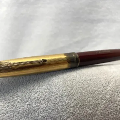 Parker 51 Burgundy Vacumatic - Double End Jewels - Gold filled cap circa 1946