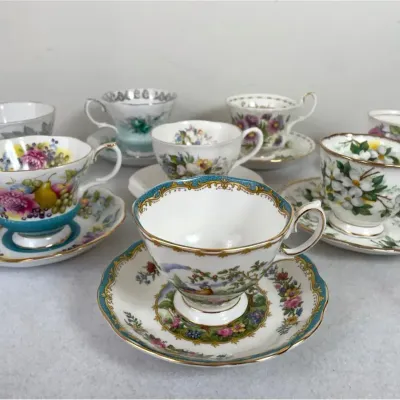 Royal Albert Teacup And Saucer Sets, 8 Sets 