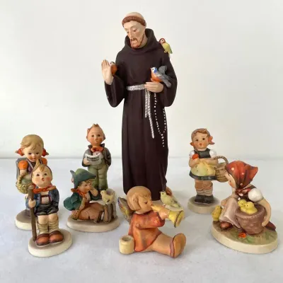 Goebel Hummel Figurines, St. Francis And Children, 8pcs 