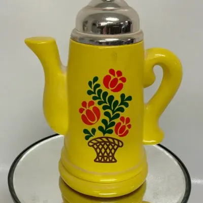 Vintage Avon Teapot Foaming Bath Oil Bottle 