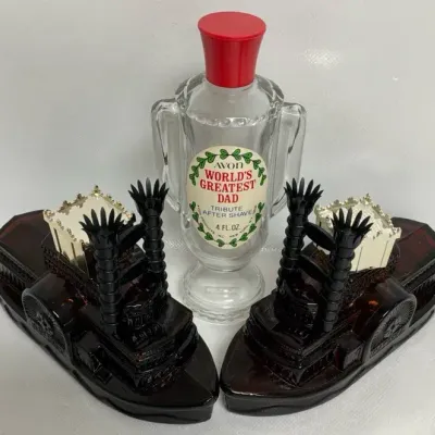 Avon Amber Steamboats Decanters & More