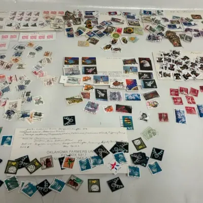 Assorted Over 50 Cent, Forever Stamps, Transportation, & American Series Stamps 