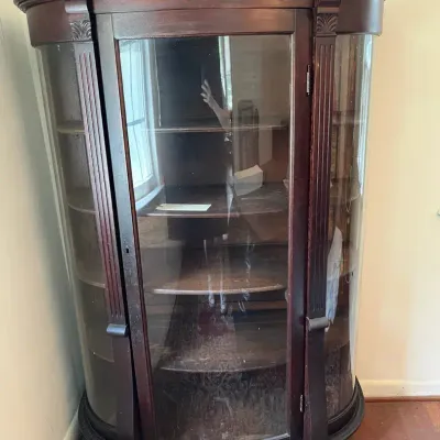 Curved Front Cabinet
