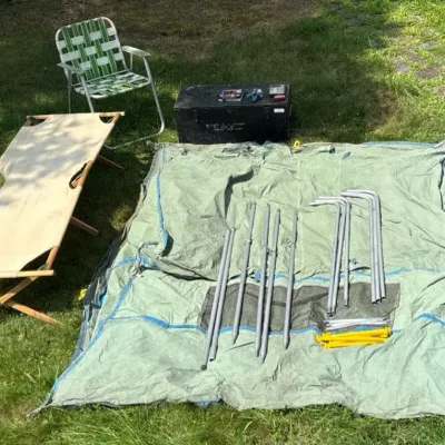 A Little Camping - Tent, Chair, Cot, Chest, Accessories