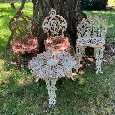 Cast Iron Table And Chairs
