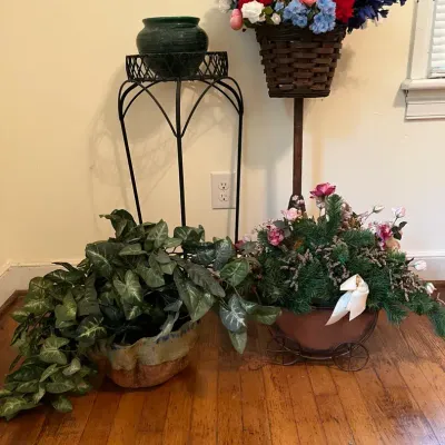 Plant Stands, Pots, And More