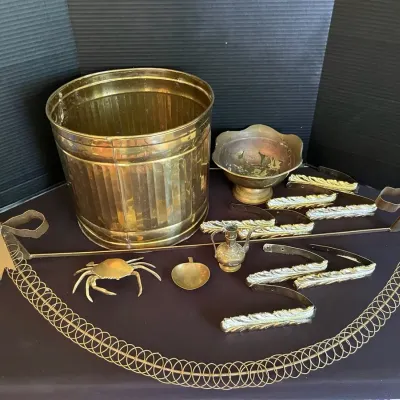 Brass And Brass Colored Decor