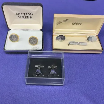 Cufflinks With Original Boxes