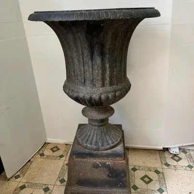 Cast Iron Planter And Stand