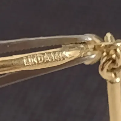 14 Karat Yellow Gold Heart Design Dangle Earrings- Approx 4.8 Grams Total Weight (#19)