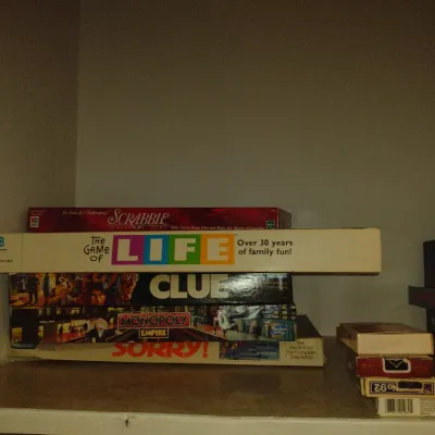 Collection of Board Games and Playing Cards