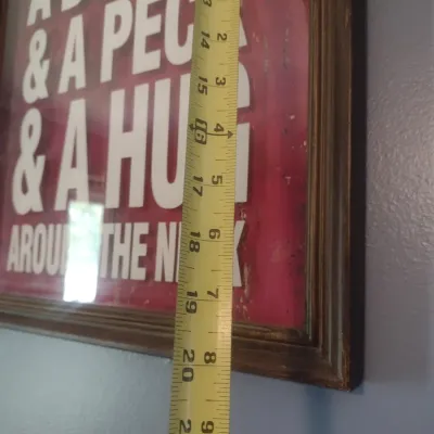 Framed Shadow Box Sign
