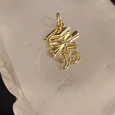 14 Karat Yellow Gold Pendant- Approx 0.5 Grams Total Weight (#24)
