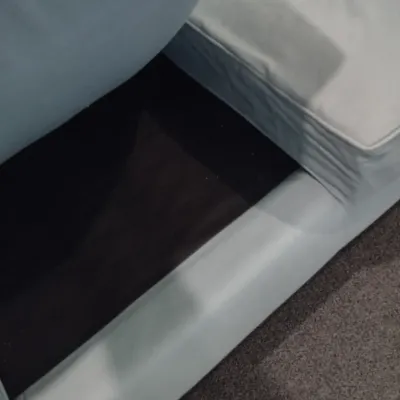 Contemporary Upholstered Three Cushion Couch