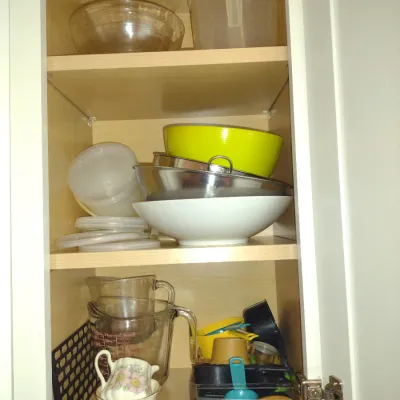 Collection of Kitchen Ware- Glassware, Small Appliances, Bakeware, Cutlery, etc.