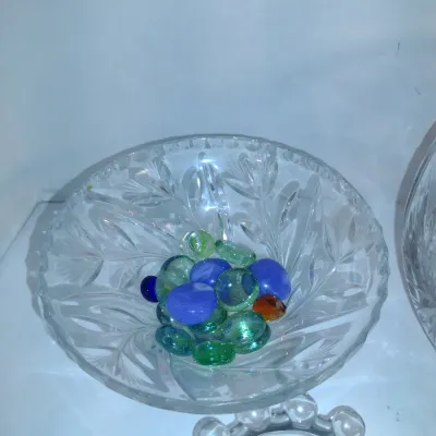 Collection of Glass/Crystal Bowls and Home Decor
