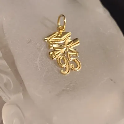 14 Karat Yellow Gold Pendant- Approx 0.5 Grams Total Weight (#24)