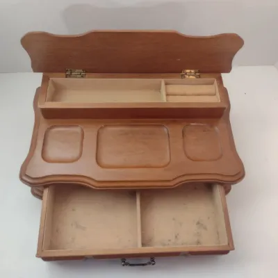 Pair of Wooden Jewelry Boxes