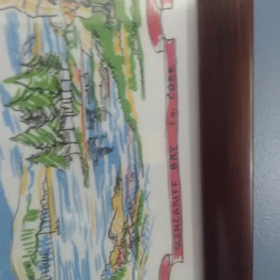Large Framed Story Map of Ireland