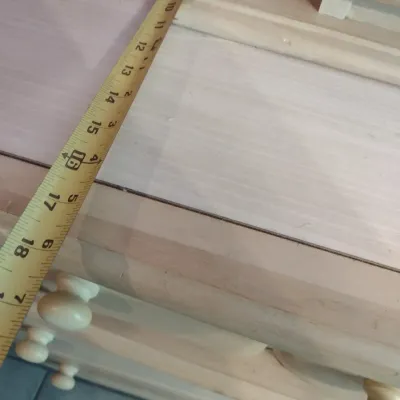 Knotty Pine Three Over Four Dresser with Matching Oval Mirror