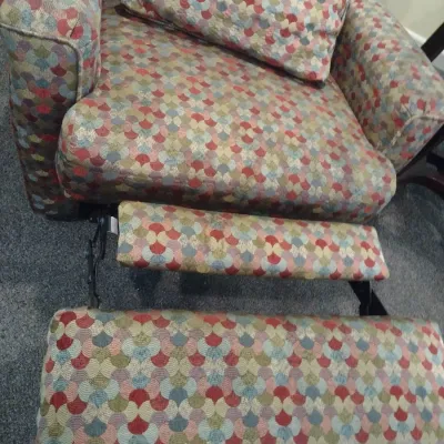 Small Upholstered Rocking Recliner