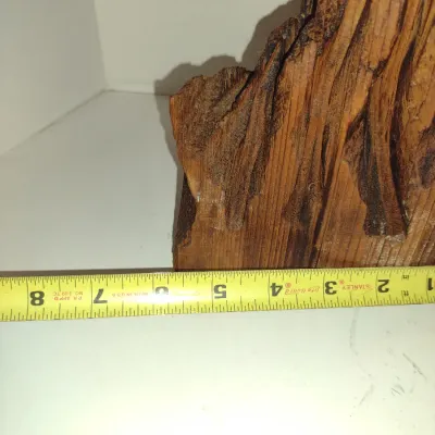 Carved Wooden Tree- Approx 15" Tall