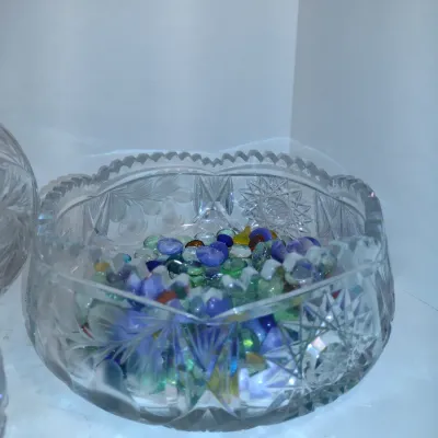 Collection of Glass/Crystal Bowls and Home Decor