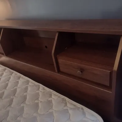Queen/Full Bed Frame with Mattress Set