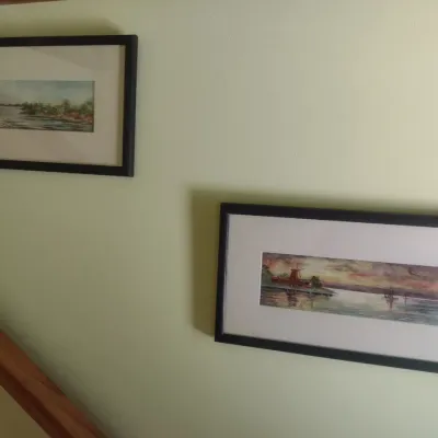 Pair of Framed Watercolor Prints