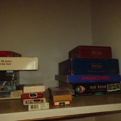 Collection of Board Games and Playing Cards