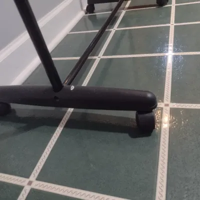 Lightweight Rolling Clothes Rack- Approx 34 3/4" Wide, Adjustable Height