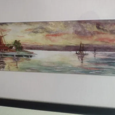 Pair of Framed Watercolor Prints
