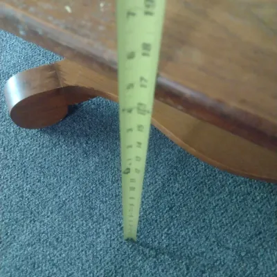 Empire Design Solid Wood Coffee Table and Round Pedestal Side Table (See all Pictures)