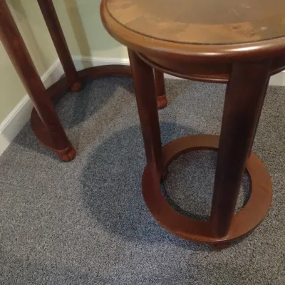 Mahogany Nesting Tables