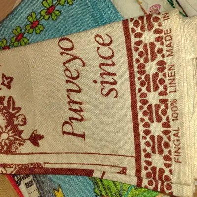 Collection of Table Linens, Linen Kitchen Towels, and Vintage Embroidered Linens