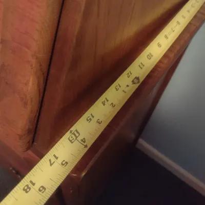 Vintage Solid Wood Drop Front Secretary